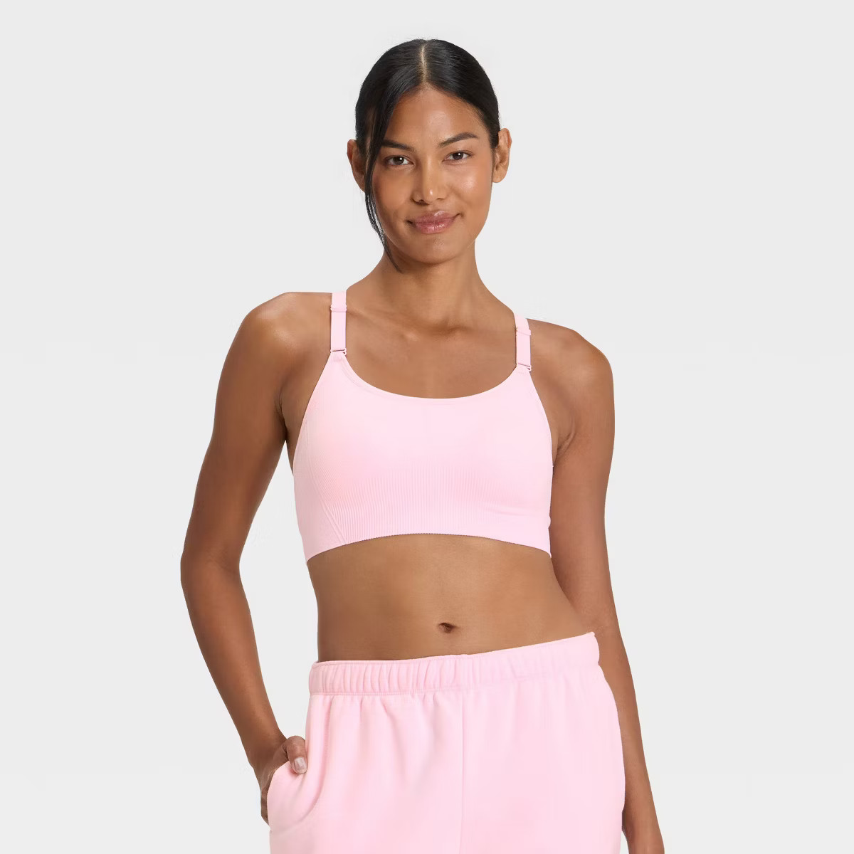 Women's Seamless Medium Support Cami Sports Bra - All In Motion™ | Target
