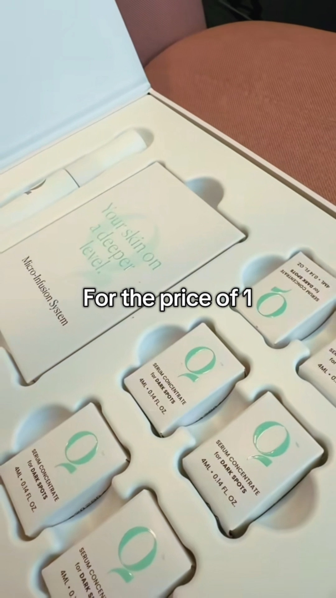 Qure Skin Micro-Infusion System—science-forward with zero delusion:

Qure Skincare Micro-Infusion Facial System is an at-home microneedling treatment designed to visibly improve fine lines, acne scars, uneven texture, and dull skin—without booking a med spa appointment. This micro-infusion kit uses tiny gold-plated microneedles to painlessly deliver targeted serums directly into the skin for better absorption and real results. Helps boost collagen, smooth wrinkles, refine pores, and improve skin tone over time. Perfect for mature skin, acne-prone skin, hormonal skin, and anyone wanting professional-level skincare at home. Easy to use, beginner-friendly, and ideal for monthly skin resets. Med-spa results, home-bathroom energy, no awkward small talk required. ✨🧬

#LTKBeauty #LTKOver40 #LTKselfcare