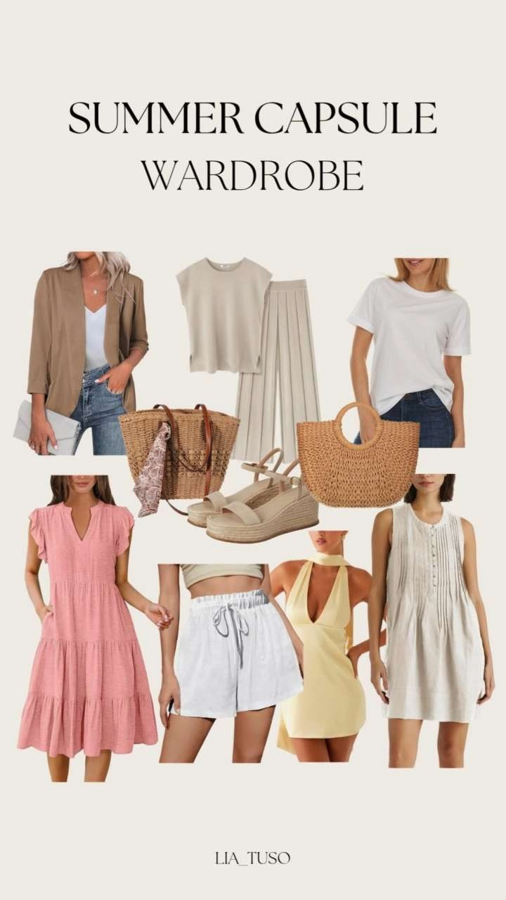 Summer capsule wardrobe

#SummerCapsuleWardrobe #EffortlessStyle #LessIsMoreFashion 

 #LTKStyleTip