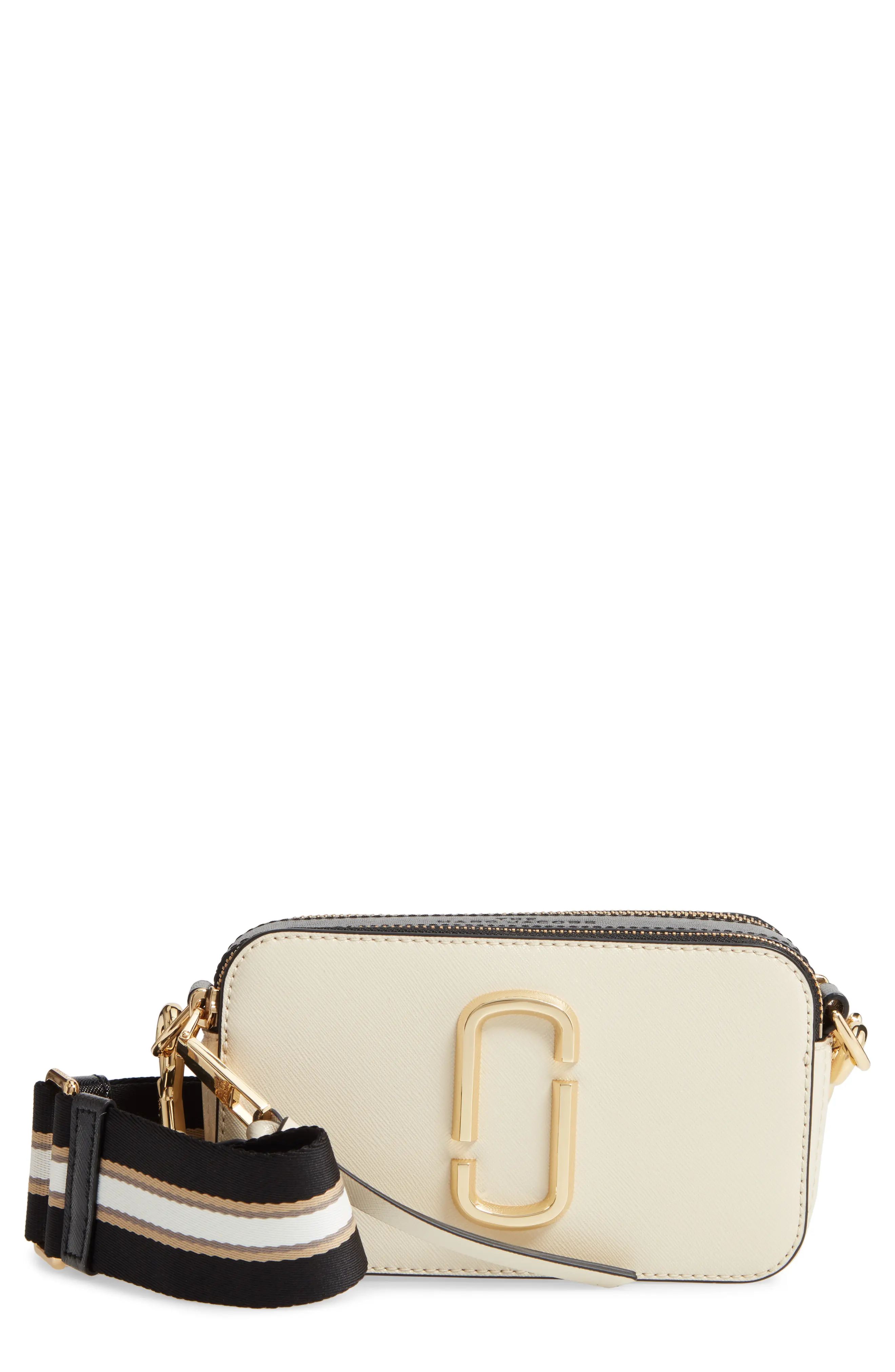 Marc Jacobs The Snapshot Leather Crossbody Bag in New Cloud Multi at Nordstrom | Nordstrom