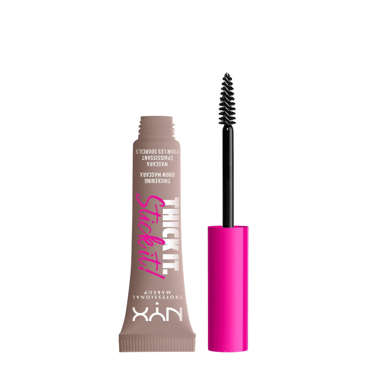 NYX Professional Makeup Thick It Stick It Brow Gel Mascara - Cool Blonde - 0.23 fl oz | Target