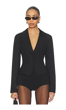 ALL THE WAYS Eliana Blazer in Black from Revolve.com | Revolve Clothing (Global)