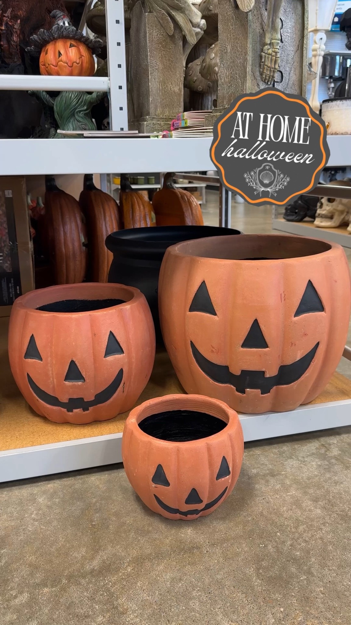 At home Halloween decor, spooky season, halloween porch, terracotta pumpkins, pumpkin planters, hallowen door mat, halloween icon glass, fall icon glass, fall decor, Halloween home decor, giant skeleton, ground breaker skeleton, wicker pumpkins, porch pumpkins 

At Home always has such fun Halloween decor and fall decor for your home, porch, etc!😍🎃

#LTKSeasonal #LTKHome