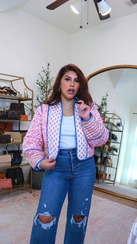 This Shein reversible jacket is giving major Free People vibes,! 🤩  Make sure to check out my complete Shein haul and review on my YouTube channel! #sheinhaul #styleinspo #casualstyle #tryonhaul 