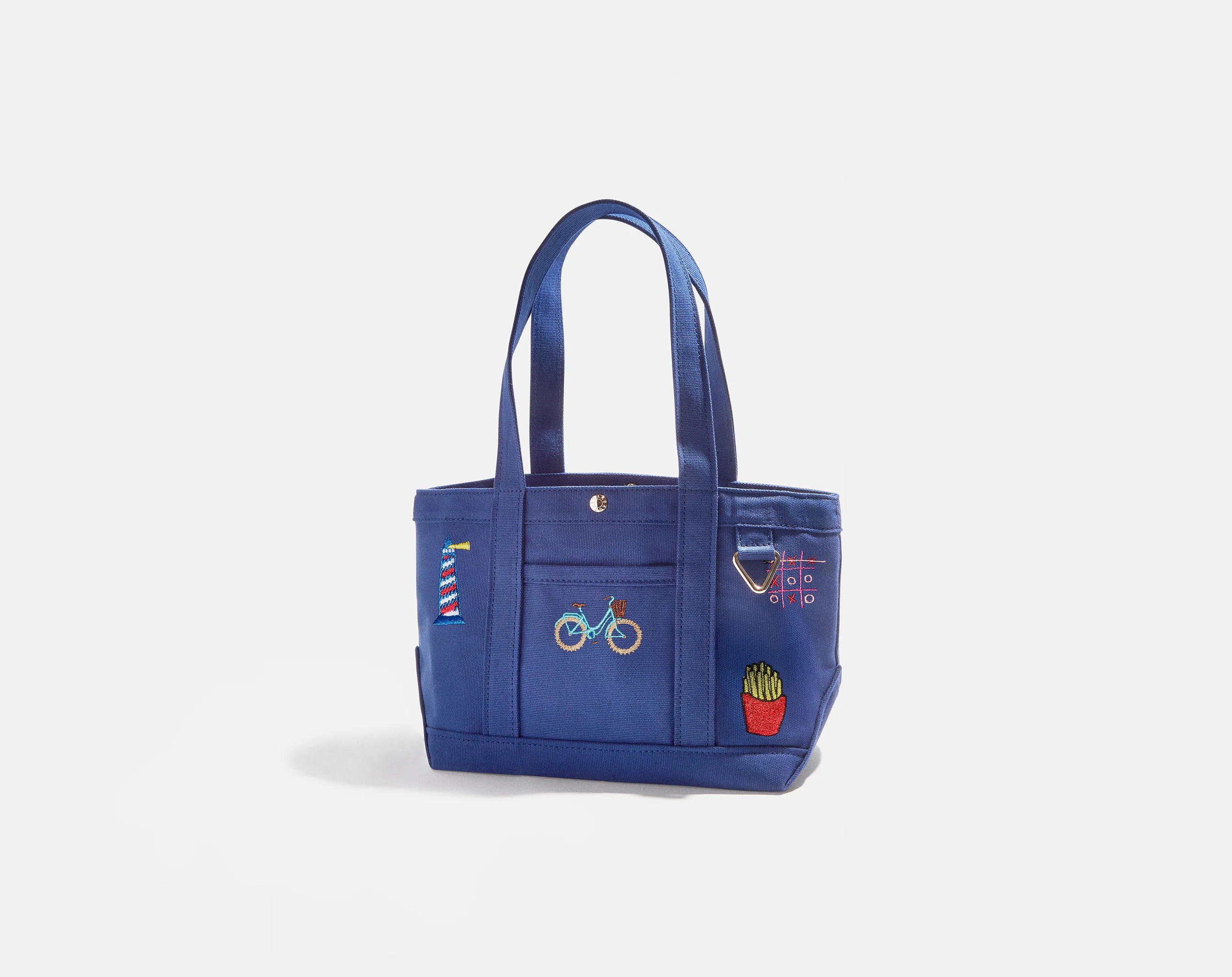 Custom Icon Tote - Navy | BaubleBar