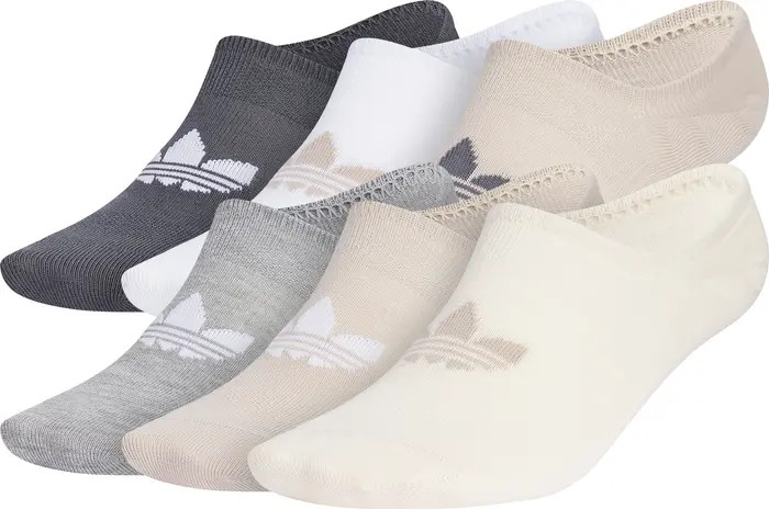 adidas Gender Inclusive Assorted 6-Pack Superlite No-Show Socks | Nordstrom | Nordstrom
