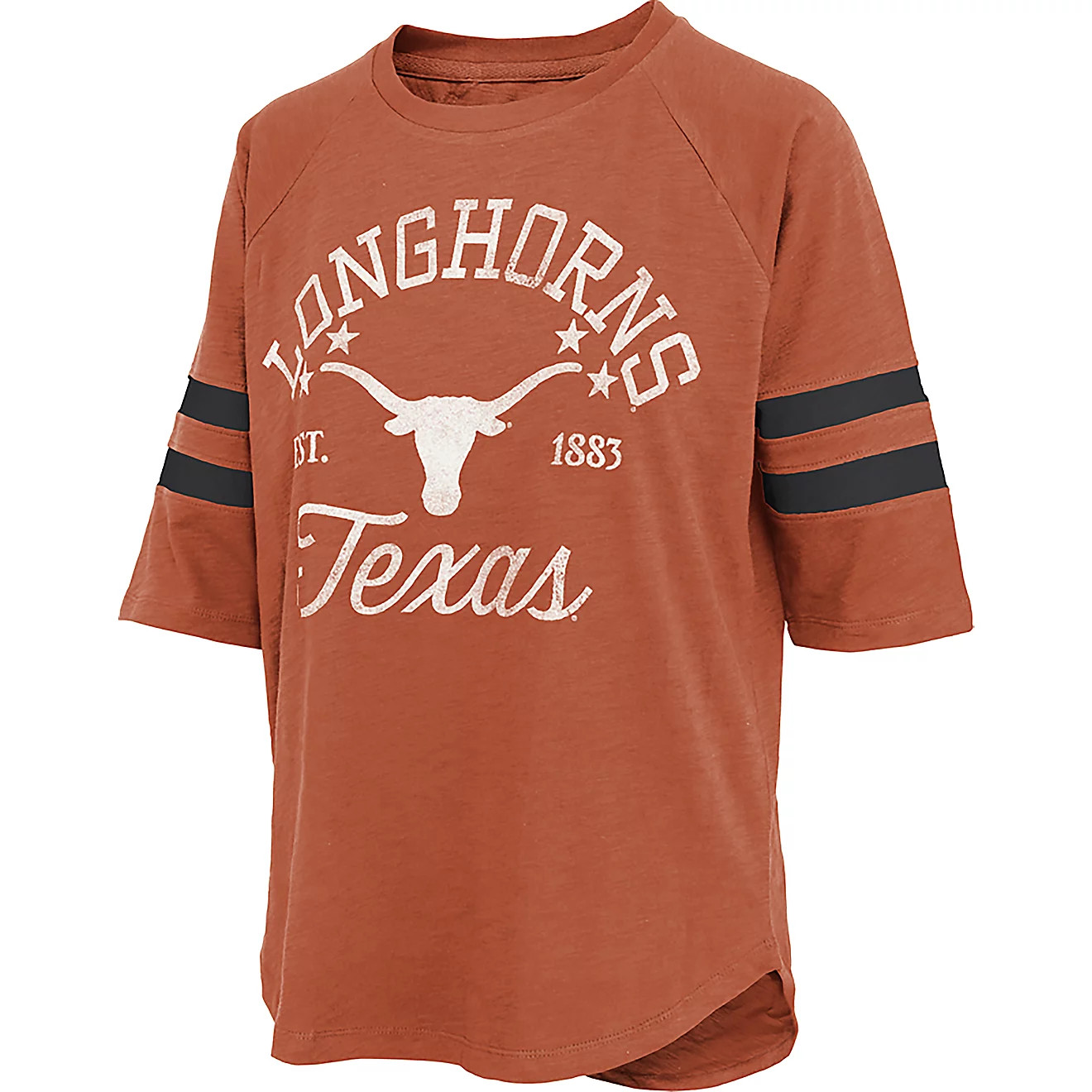 Three Square Women's University of Texas Harlow Waist Length Vintage T-shirt | Academy Sports + Outdoors