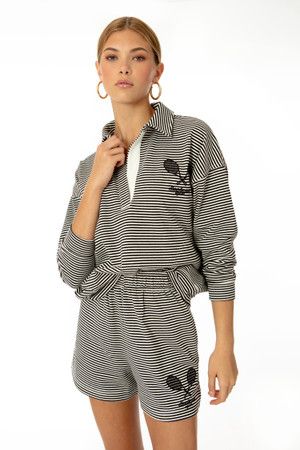 Club Stripe Pullover | EllandEmm