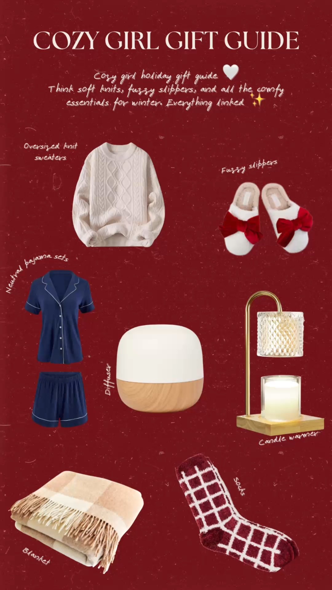 Cozy girl holiday gift guide 🤍
Think soft knits, fuzzy slippers, and all the comfy essentials for winter. Everything linked ✨

#LTKGiftGuide #LTKFindsUnder50 #LTKHoliday