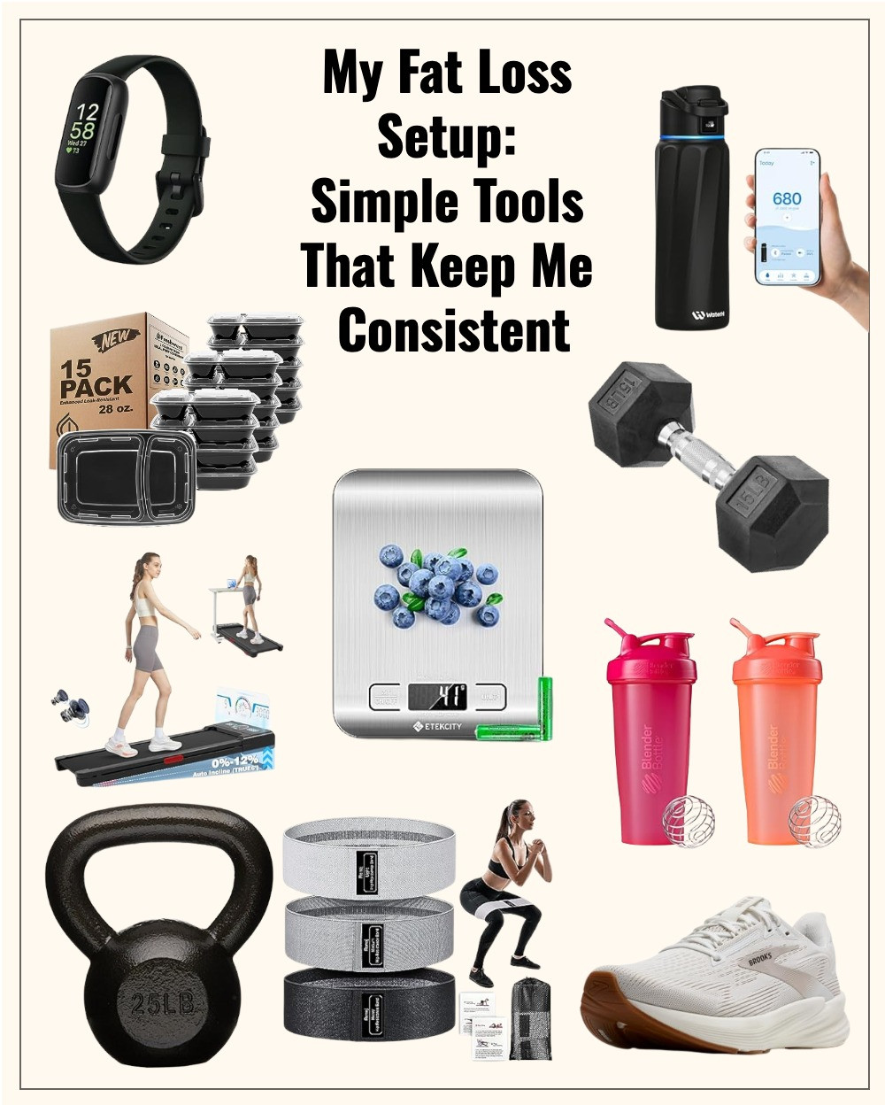 Staying consistent with fat loss gets hard when your routine feels too complicated.

That is exactly why I keep my setup simple. I do not rely on motivation. I use a few practical tools that make it easier to move, prep, and stay on track even on busy days.

These are the things that help me remove excuses. Nothing fancy. Just basics that support workouts, daily steps, hydration, and simple meal prep.

If you are trying to lose fat without overthinking everything, start by building a setup that makes consistency easier for you.

Save this for when you want a routine that actually feels doable.

#ltkfitness #ltkhealth #ltkunder50 #ltkunder100 #ltkfinds #ltkstyle #ltkactive #ltkathleisure #ltkworkout #ltkfit #ltkcreator #ltkcommunity #ltksalealert #ltkdeals #ltkessentials #ltkamazon #ltkhome #ltkwellness #ltknew 

 #LTKfitnessgoals #LTKmorningroutine #LTKActive