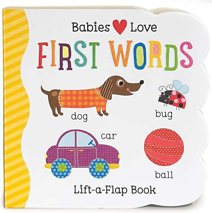 Babies Love First Words Chunky Lift-a-Flap Board Book (Babies Love) | Amazon (US)