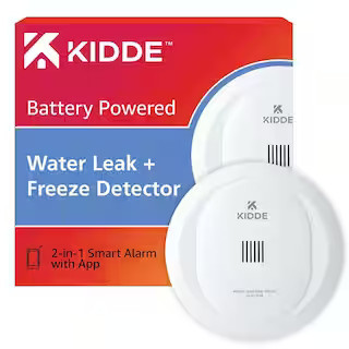 Smart Water Leak and Freeze Detector, Battery Operated | The Home Depot