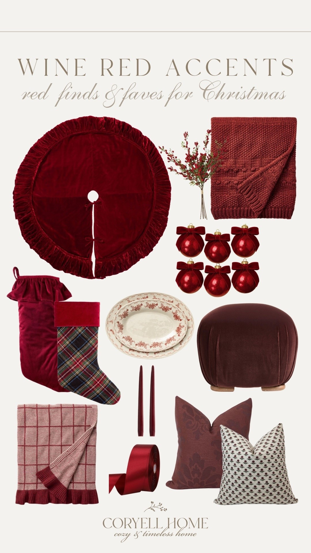 Red is one of my favorite colors to incorporate in any space during the holidays! It’s classic and grounding, yet still timeless for holiday styling! 


#LTKStyleTip #LTKHoliday #LTKSeasonal
