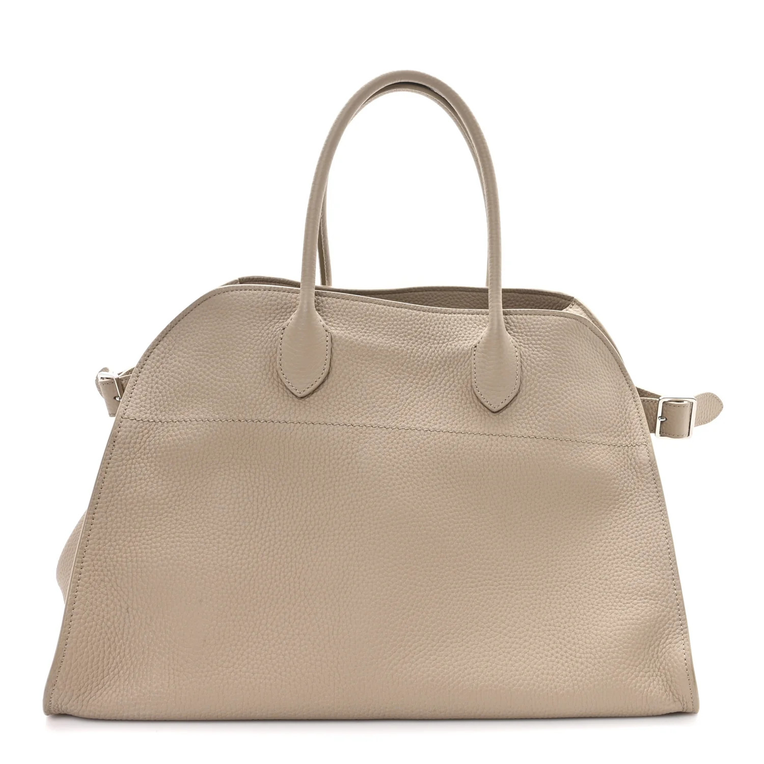 Matte Grained Calfskin Soft Margaux 15 Dark Taupe | FASHIONPHILE (US)