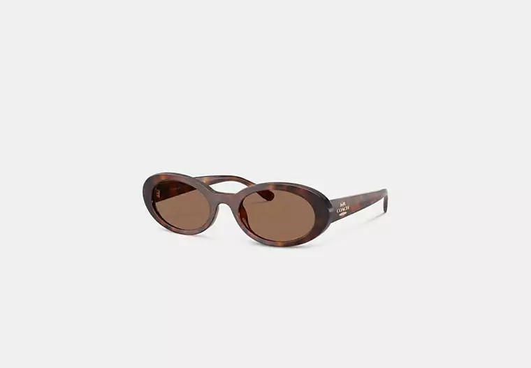 Narrow Oval Sunglasses | Coach Outlet US