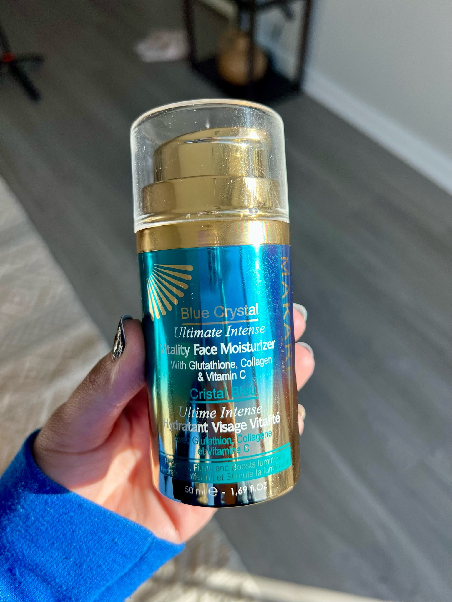 Ultimate Intense Vitality Face Moisturizer With Glutathione, Collagen & Vitamin C
Daily skincare routine 
#skincare #dailyroutine #skincareproduct #luxuryproduct #skincaresalealert 

#LTKsalealert #LTKbeauty #LTKfindsunder50