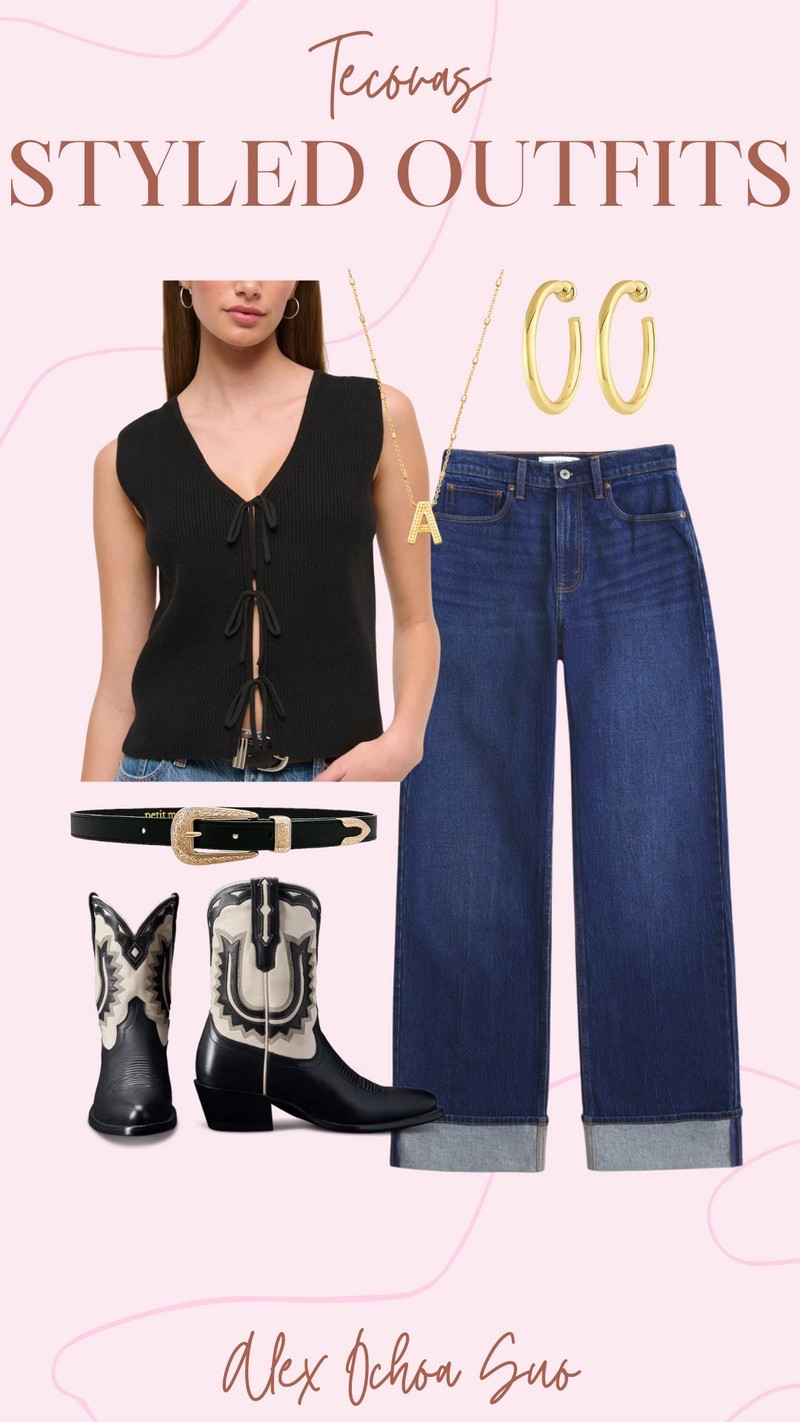 Tecova's Styled Outfit with the Loretta Boots, a vest, and jeans!

Tecovas Loretta boots, western style outfit, denim vest, casual chic, cowgirl jeans look

#LTKStyleTip #LTKSeasonal #LTKShoeCrush