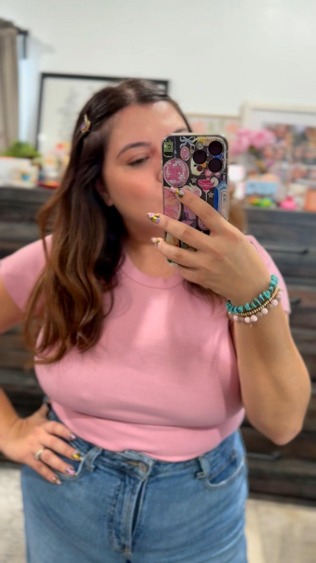 Casual work outfit from Old Navy
Wearing a size large on shirt and size 10 on jeans for reference 🩷

#workoutfit#casualoutfit

#LTKFindsUnder50 #LTKMidsize #LTKWorkwear