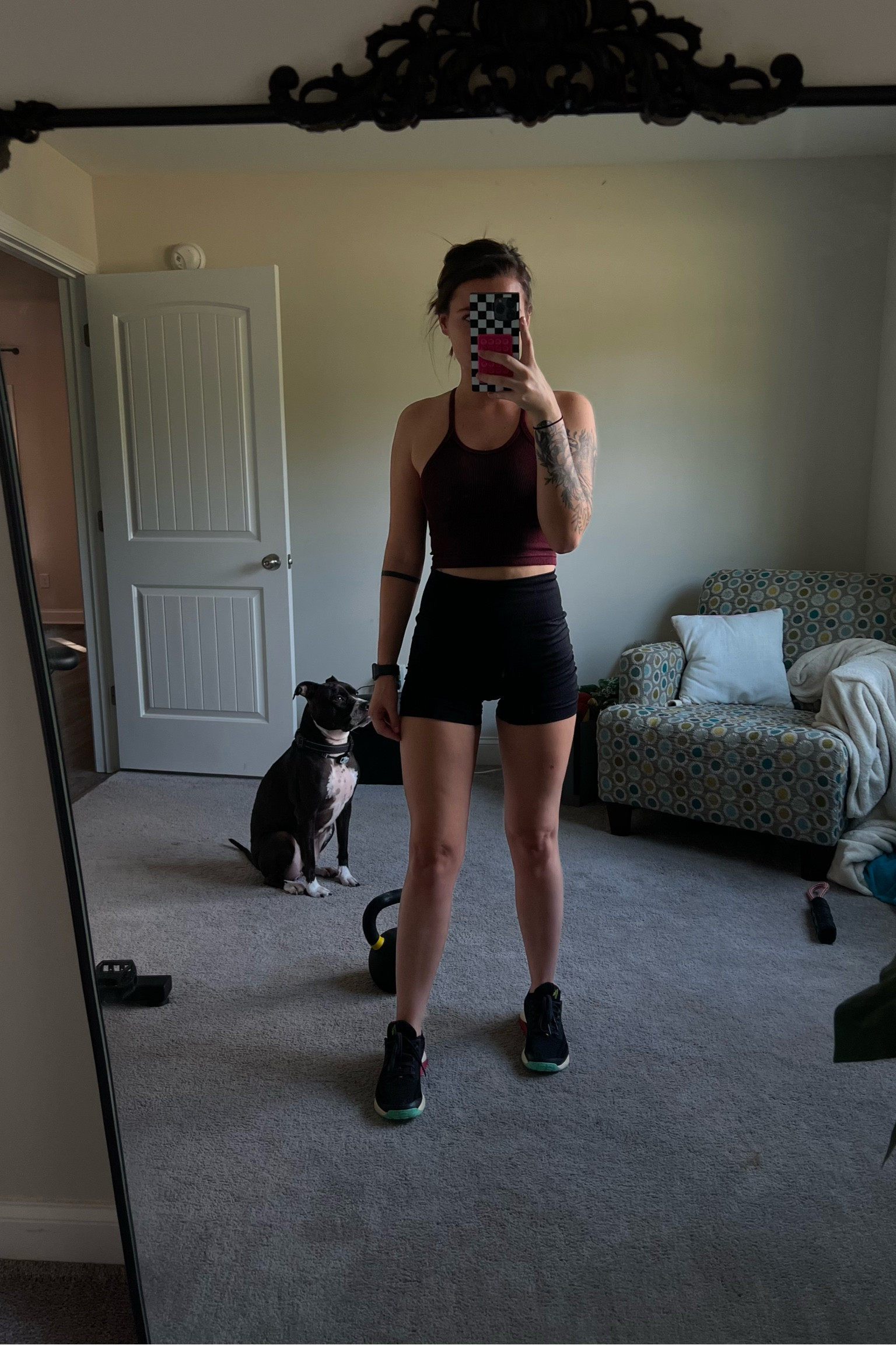 Workout Outfit. Shoes are Reebok women’s nanos. 

#LTKfindsunder50 #LTKhome #LTKfitness