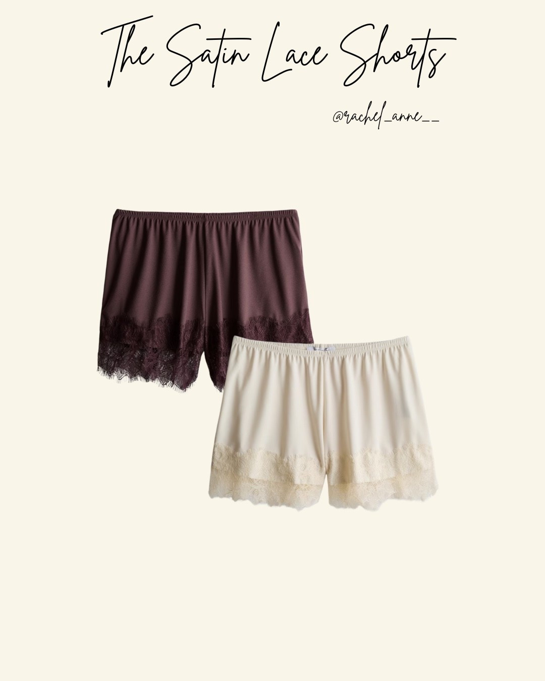 WOW Primark the new satin lace shorts, love! 🤎🥥🐚

#LTKsummer #LTKeurope #LTKuk
