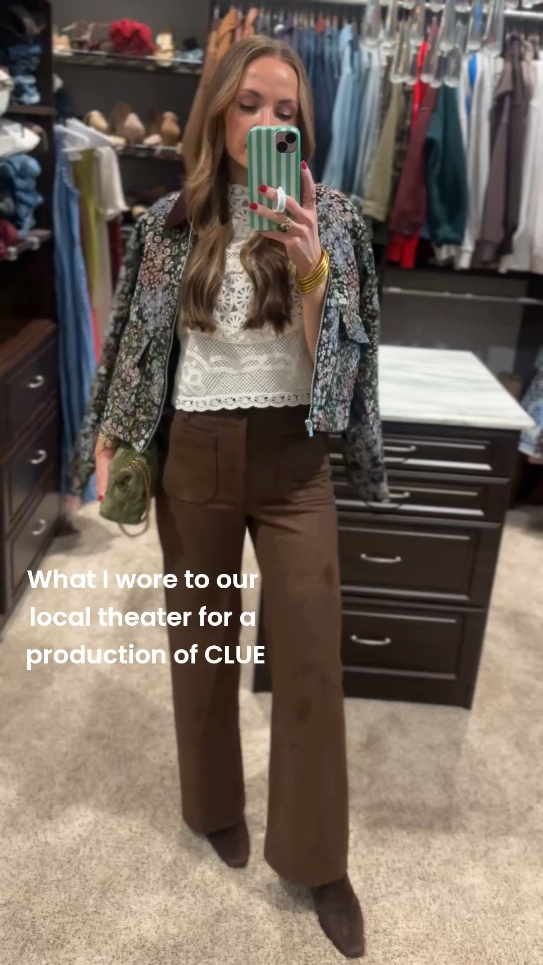 What I wore to the fabulous fox theater. These are the comfiest, suede pants from @Anthropologie and I paired with my favorite @Walmart  jacket. ￼

#LTKootd #LTKgrwm #LTKSeasonal