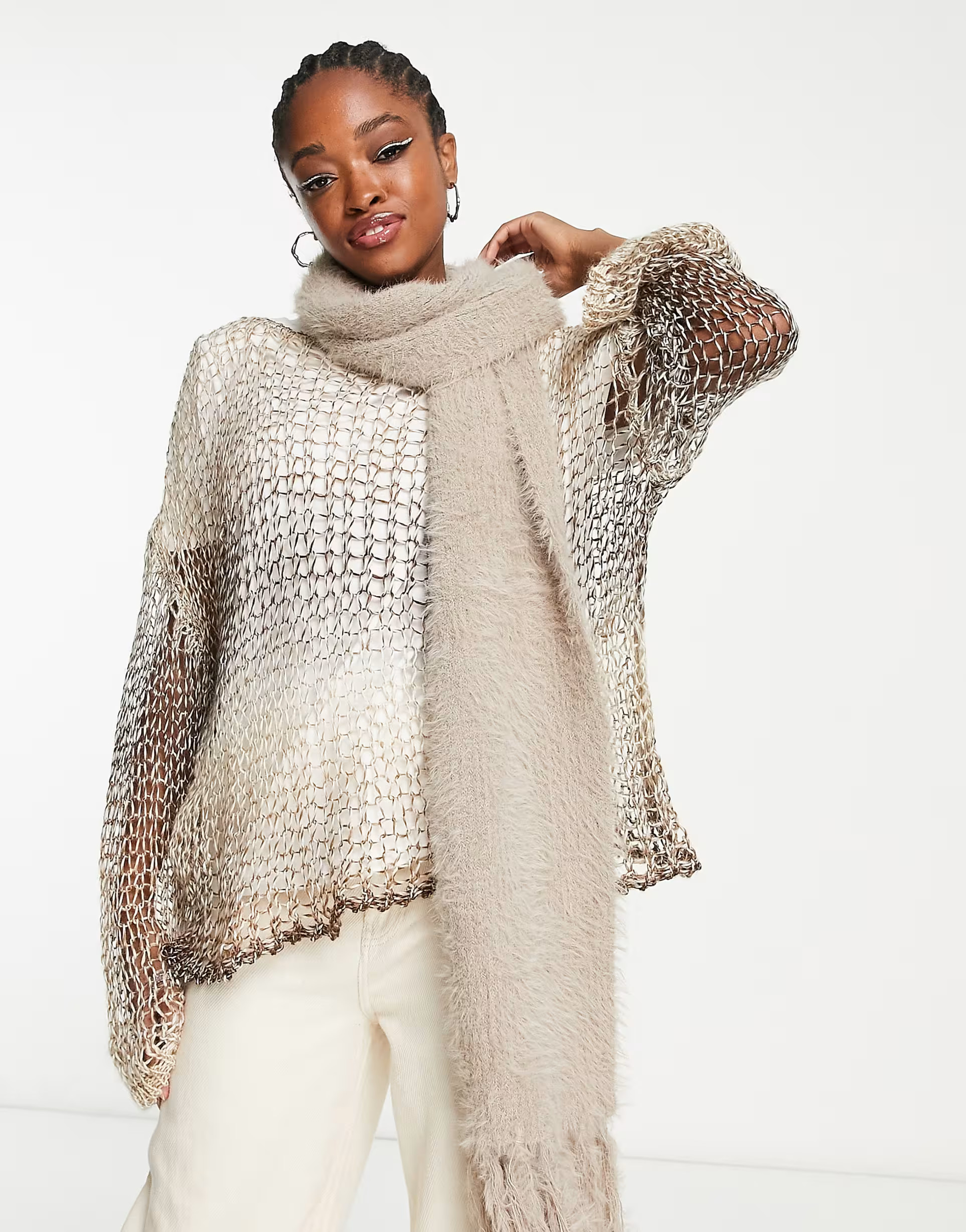 Weekday – Ella – Schal in Beige | ASOS (Global)