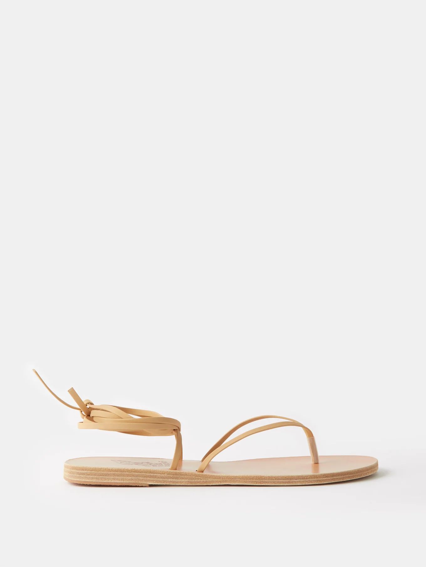 Celia ankle-tie leather sandals | Matches (US)