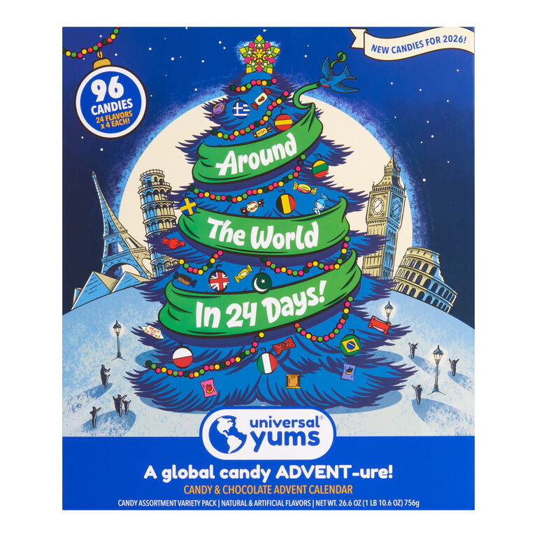 Universal Yums Around the World Assorted Candy Advent Calendar | World Market