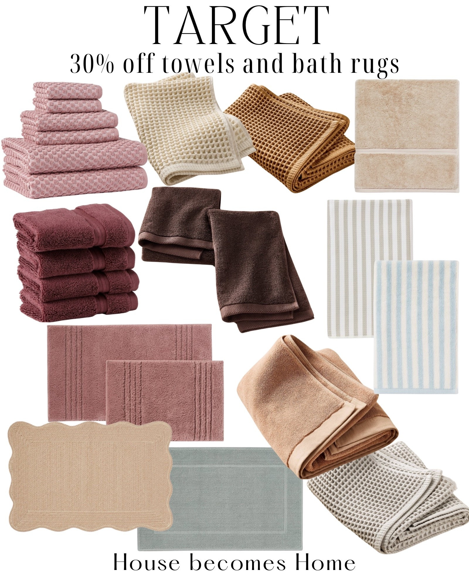 Target sale! 30% off bath towels and rugs!

#LTKHome #LTKSaleAlert #LTKSeasonal