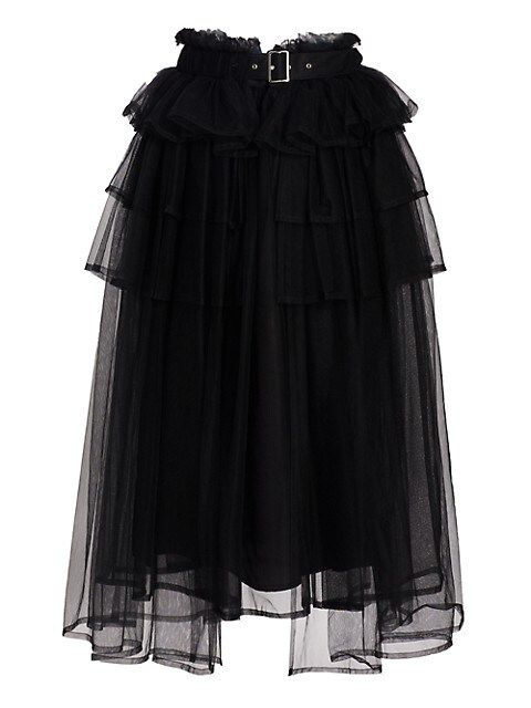 Belted Tulle Skirt | Saks Fifth Avenue