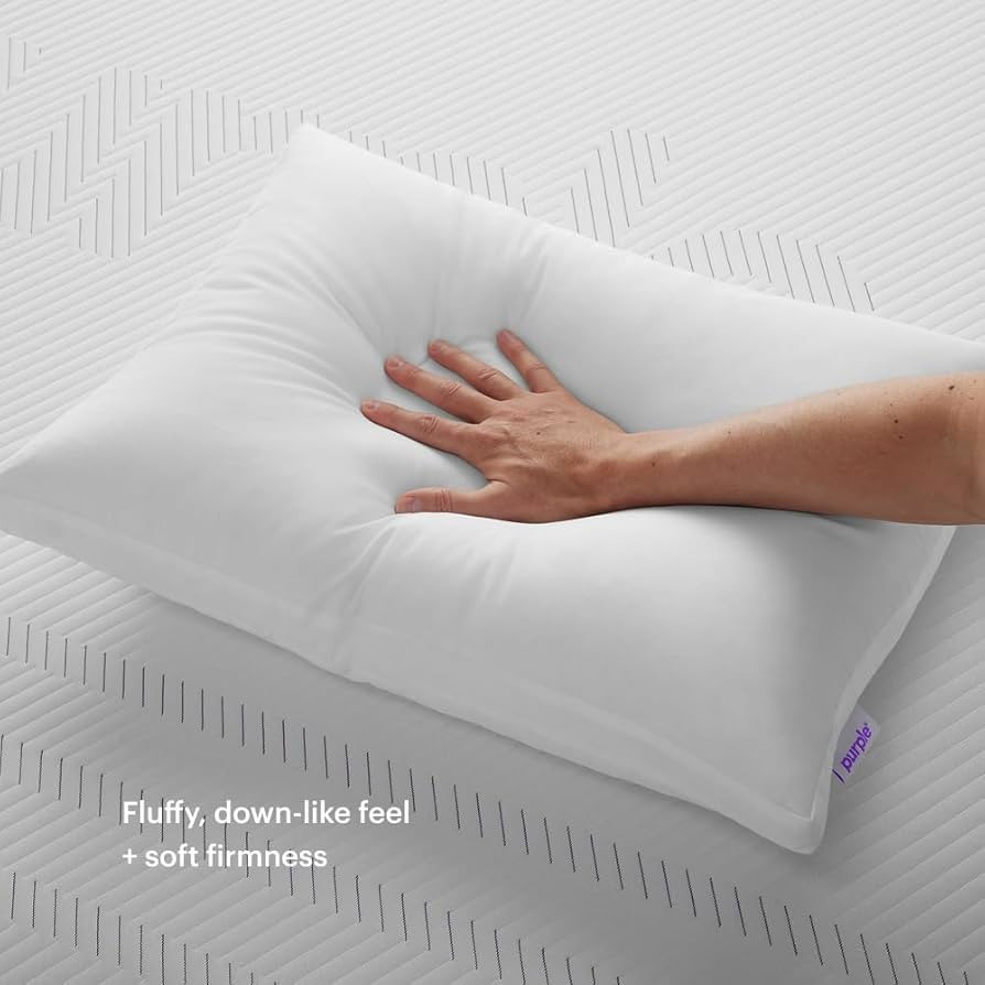 Purple Cloud Pillow - Standard Size, Hypoallergenic Gel Fiber Fill for Plush, Cloud-Like Comfort ... | Amazon (US)