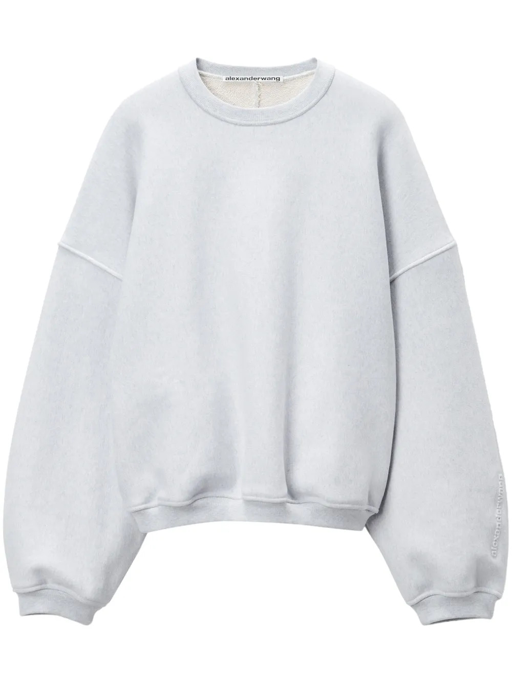 logo-embossed cotton sweatshirt | Farfetch Global