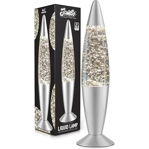 Original Glitter Liquid Motion Lamp - 14.5 Inch Cool Night Light, Home, Bedroom, Office Decor for... | Amazon (US)