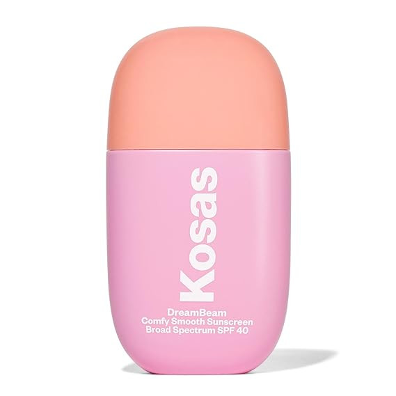 Kosas DreamBeam Mineral Sunscreen SPF 40 - Smooth Liquid Sun Protection for Face - Lightweight Ma... | Amazon (US)