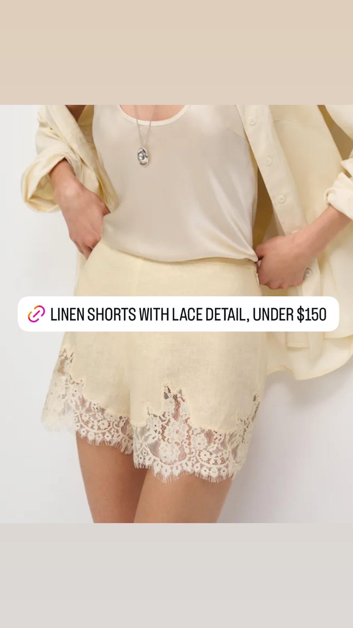 The perfect linen shorts with lace detail. Sharing a roundup of most loved favorites of the week. From spring jackets, flattering jeans, chic accessories, and more. 

 #LTKgrwm #LTKootd #LTKWorkwear