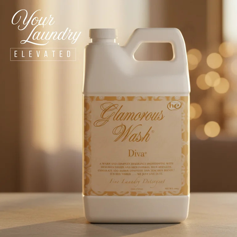 Tyler Candle Diva Glamorous Wash Liquid Laundry Detergent, 24 Loads, 64 fl oz | Walmart (US)