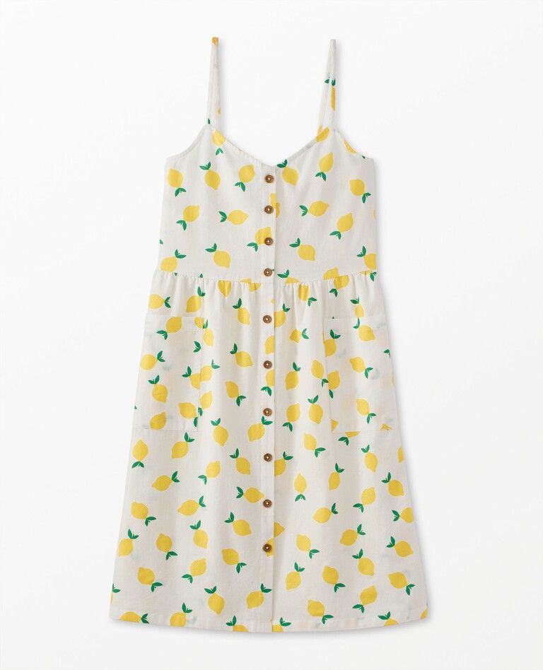 Women's Print Button Front Dress | Hanna Andersson
