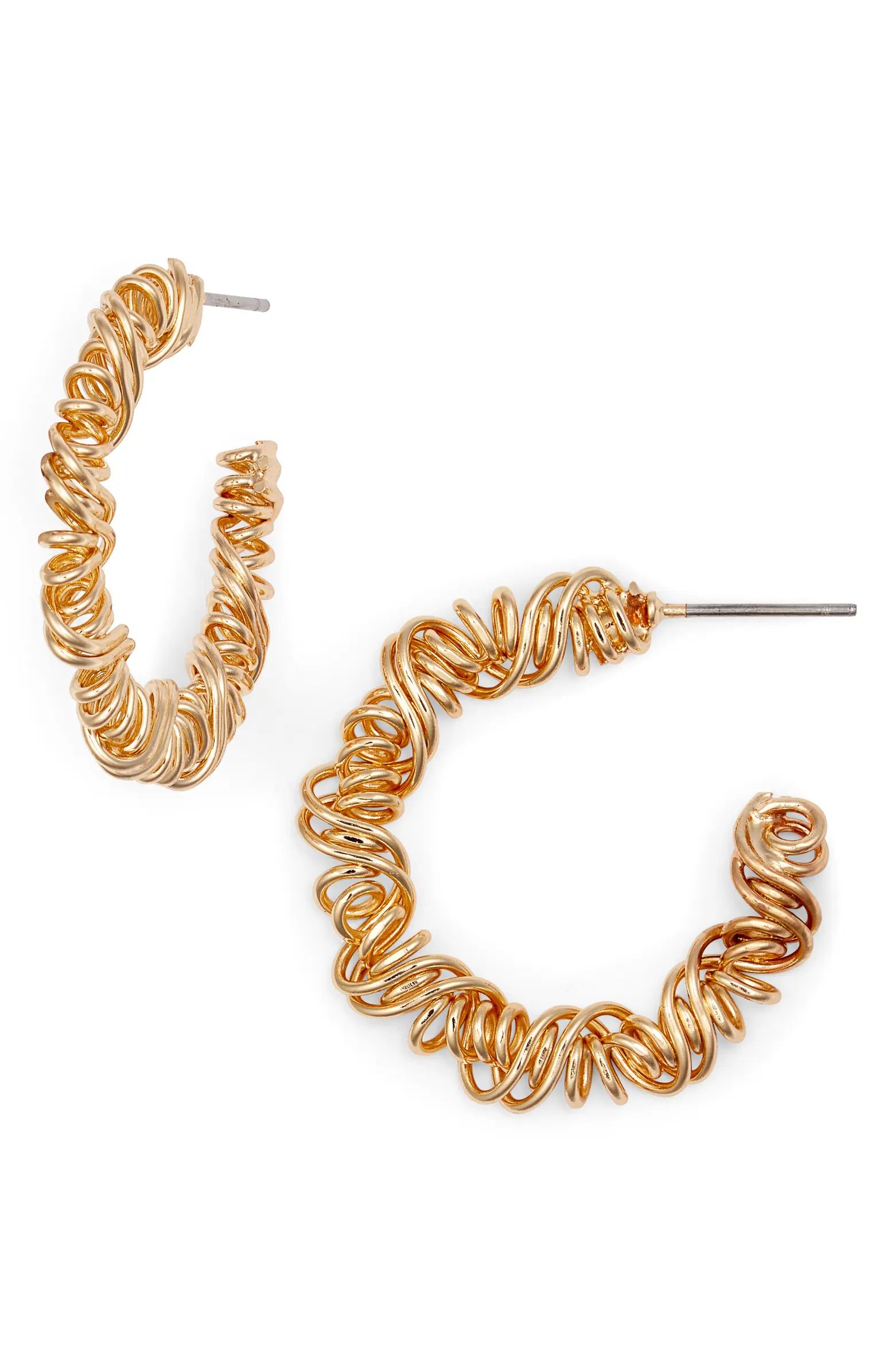 Nordstrom Woven Wire Hoop Earrings | Nordstromrack | Nordstrom Rack