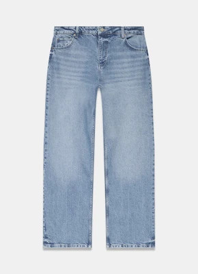 Mid Indigo 90s Straight Jeans | Mint Velvet