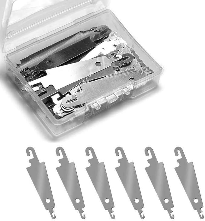 Jofefe 60Pcs Stainless Steel Needle Threader Embroidery Cross Stitch Needle-Threading Tools for L... | Amazon (US)