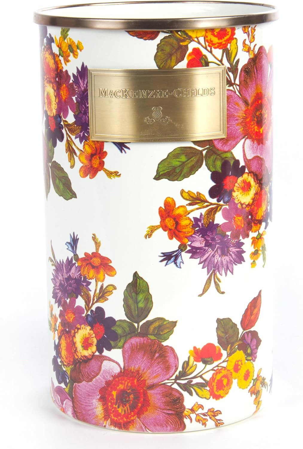 MACKENZIE-CHILDS Enamel Utensil Holder, Kitchen Utensil Holder for Countertop, Storage Caddy, Whi... | Amazon (US)