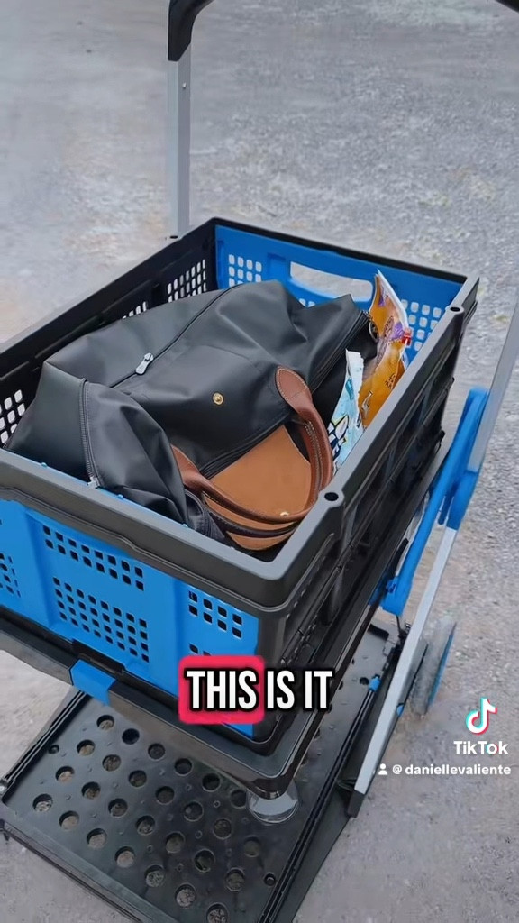 Living in an RV for the summer can have its challenges. Like carrying loads of laundry to the laundry room.  I originally bought this card for getting groceries in and out, but we decided to bring it along with us for the trip and it has already served a purpose multiple times.  
#travel #rvtravel #rvlife 

#LTKSummerEdit #LTKHome