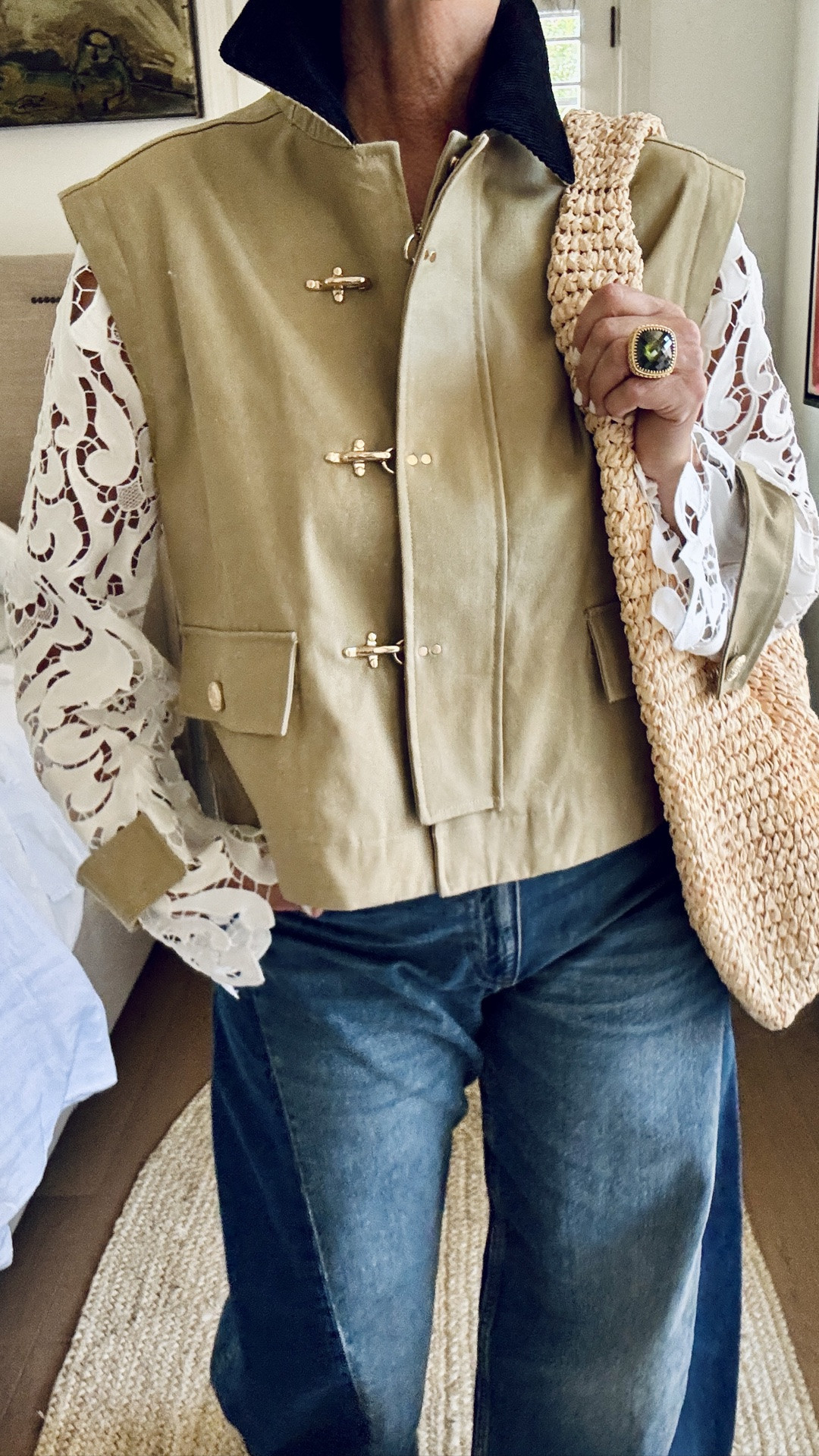 My XL favorite raffia bag is even less now!! Girey, it’s so good and this jacket that I keep getting compliments on! It’s a good fit d own too!

#LTKMothersDay #LTKxMadewell #LTKOver40