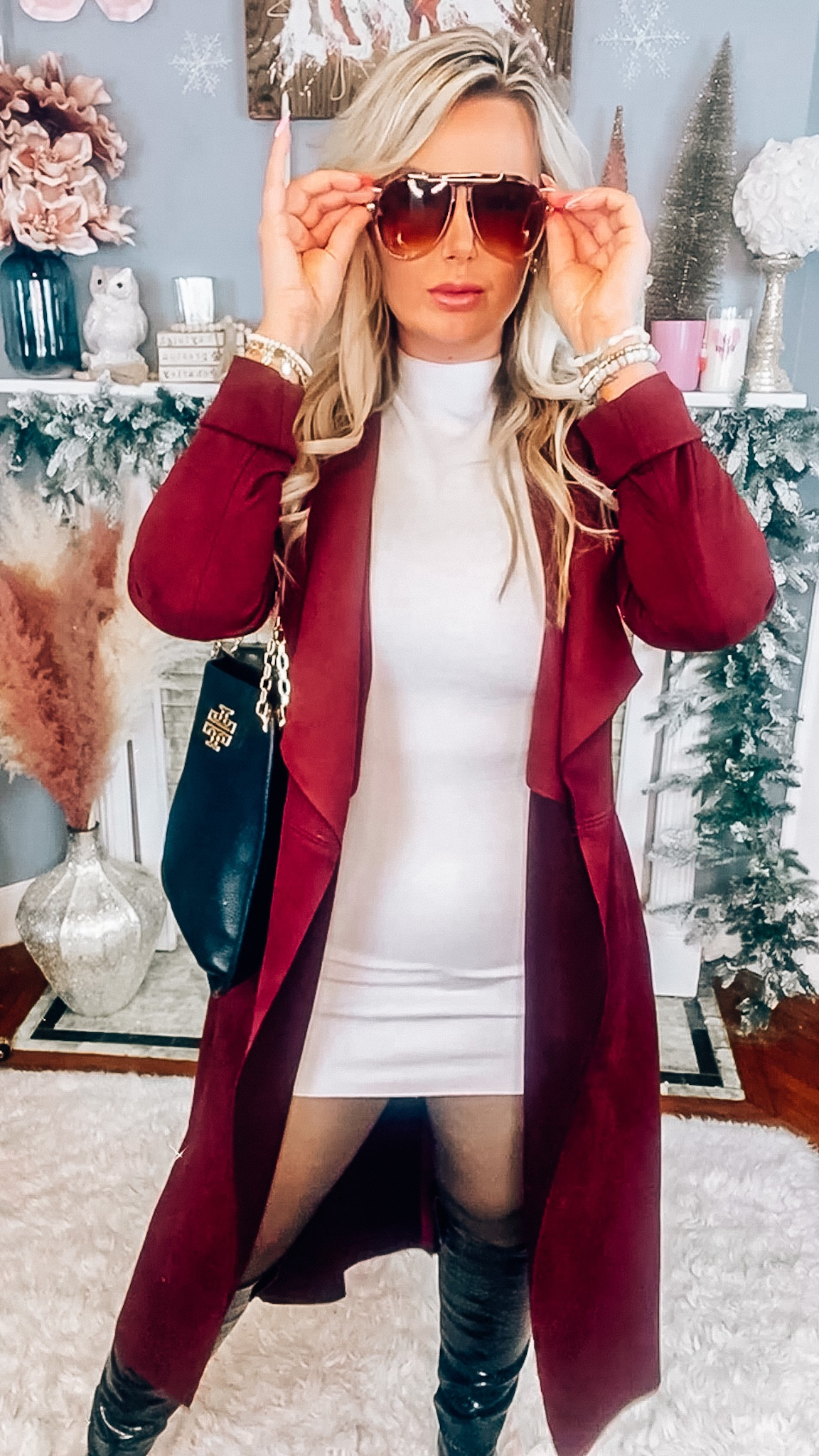 Loved this look for brunch! Easy casual but put together look. These black knee high boots are my new favorite. 

#LTKshoecrush #LTKstyletip #LTKsalealert