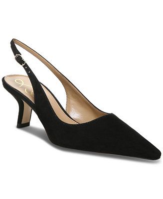 Sam Edelman Women's Bianka Slingback Kitten-Heel Pumps & Reviews - Heels & Pumps - Shoes - Macy's | Macys (US)