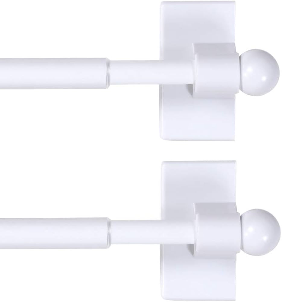 H.VERSAILTEX 2 PACK Magnetic Curtain Rods for Metal Doors Top and Bottom Multi-Use Adjustable App... | Amazon (US)