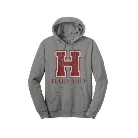 Tee Luv Men s Distressed Harvard University Hoodie | Walmart (US)