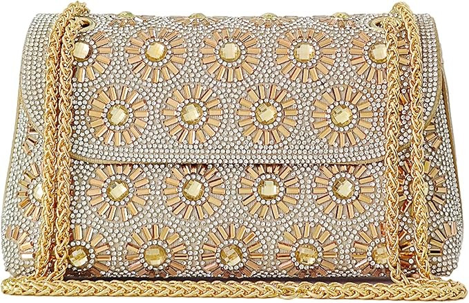 Sparkling Rhinestone Evening Clutch Bags - Rhinestones Evening Purse Evening Bag, Ideal for Weddi... | Amazon (US)