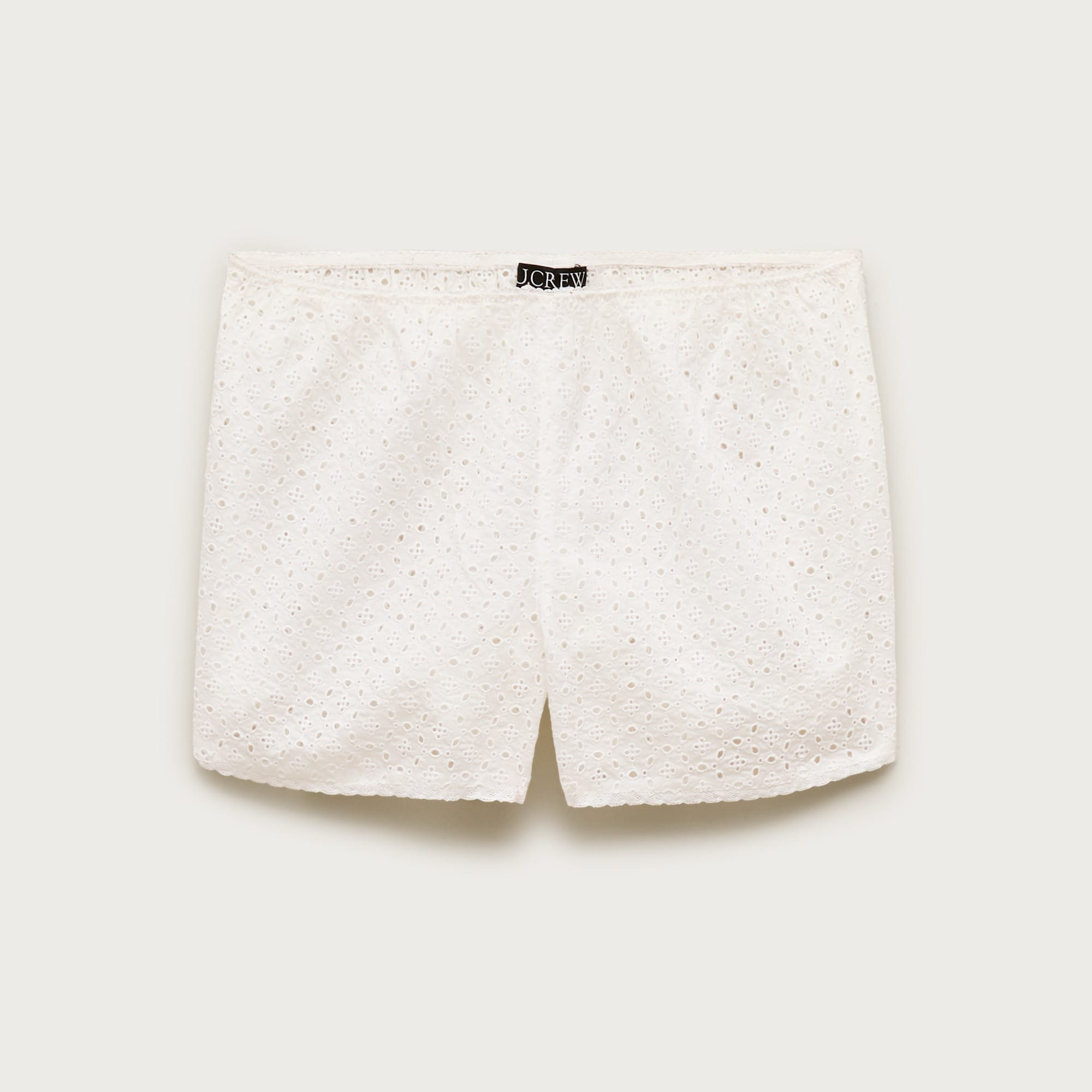 Cotton voile eyelet beach short | J. Crew US