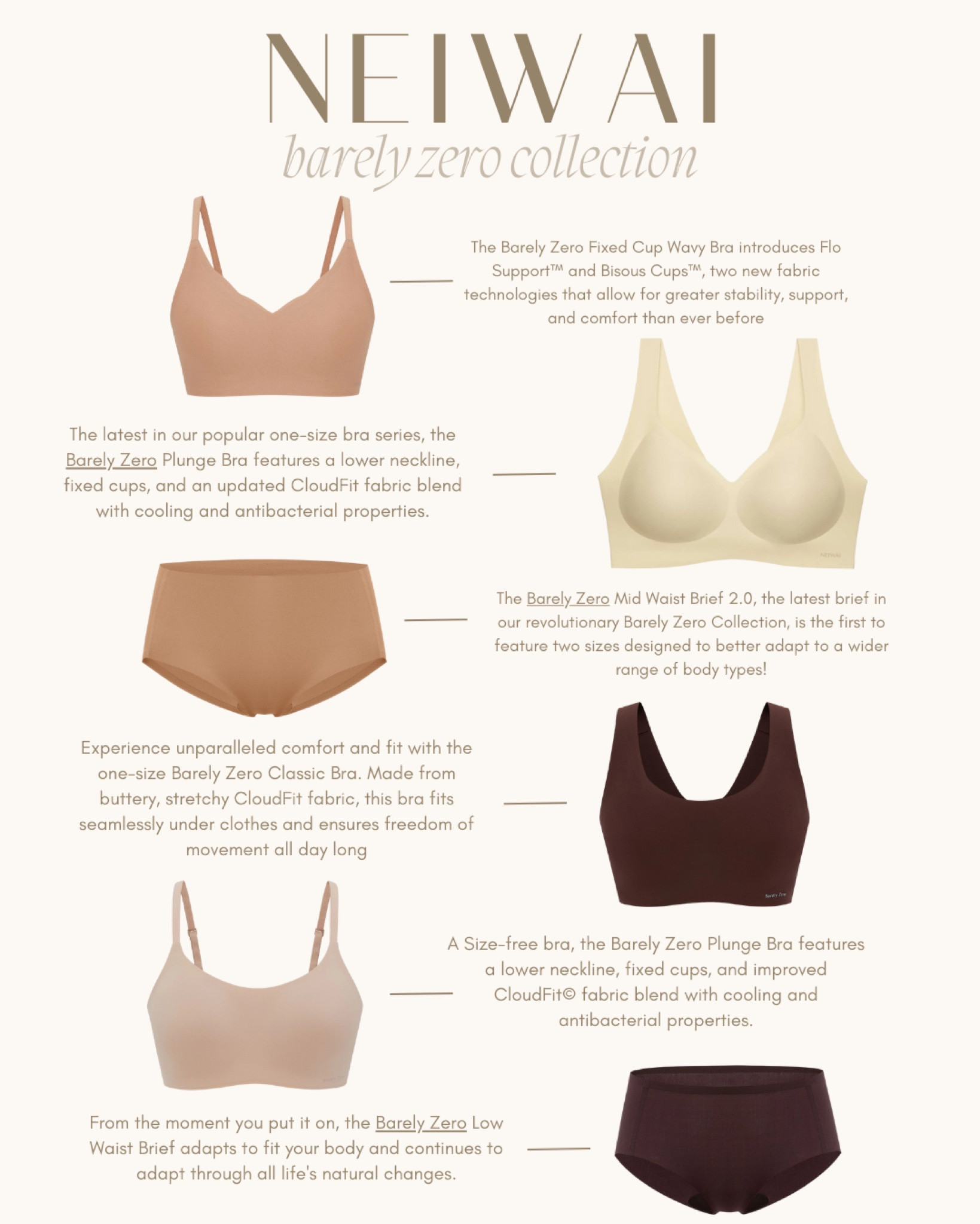 The Barely Zero collection from @neiwaiofficial features some of my favorite seamless bras and underwear that are so soft, stretchy & comfortable. Use my code NB15 for all new customers #NEIWAI#ComfortinAction #MadeToLiveIn

#LTKFindsUnder100 #LTKFindsUnder50 #LTKStyleTip